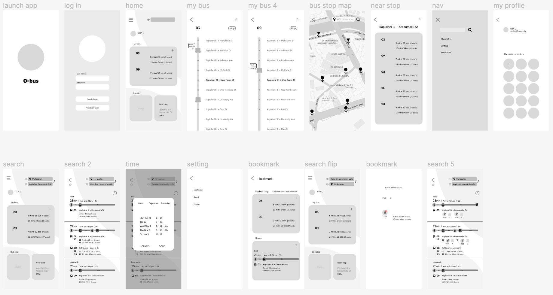 thebus wireframe